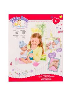   Детски комплект Пикаещо Бебе-Кукла (30см) с аксесоари, Гърне - Пампер - Шише, 24x9.5x16cm , 3+ години