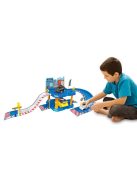 Детски паркинг - гараж на 2 нива и с 2 колички, 40 части,  Полицейска станция, 55x24x19 cm, 3+ години