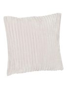 Декоративна калъфка за възглавница, 45x45см, Кадифе, Ватирана, Екрю