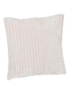   Декоративна калъфка за възглавница, 45x45см, Кадифе, Ватирана, Екрю