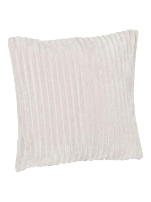 Декоративна калъфка за възглавница, 45x45см, Кадифе, Ватирана, Екрю
