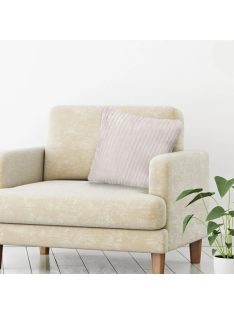   Декоративна калъфка за възглавница, 45x45см, Кадифе, Ватирана, Екрю