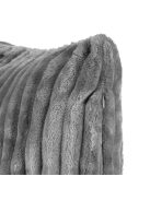 Декоративна калъфка за възглавница, 45x45см, Кадифе, Ватирана, Сива