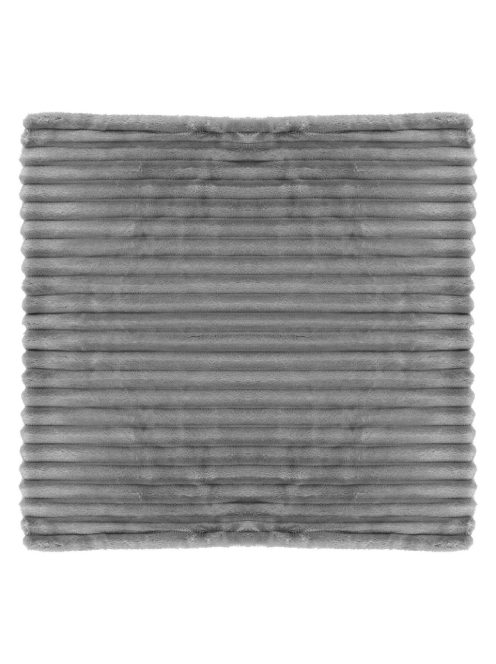 Декоративна калъфка за възглавница, 45x45см, Кадифе, Ватирана, Сива