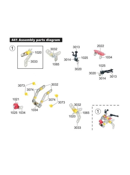 Метален конструктор Бъги (142 ч.), Mech-Tech 4-Wheel ATV, 28x4.5x20 см, 8+ години