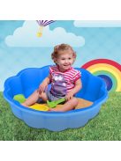 Пясъчник за деца, Цвете, 75х20см., Син	