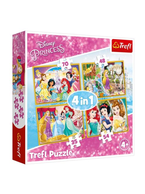 Пъзел (207ч.) Disney Princess 3в1 Trefl, 28x6x28cm