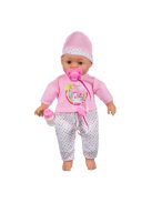 Бебе-Кукла (38см) с меко тяло и биберон, 4 Звуци, 22x12x42 cm , 3+ години