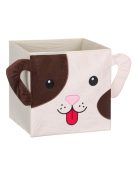 Кош за играчки Куче-велур, 30х30х30 см