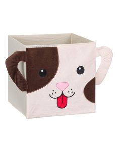   Кош за играчки Куче-велур, 30х30х30 см