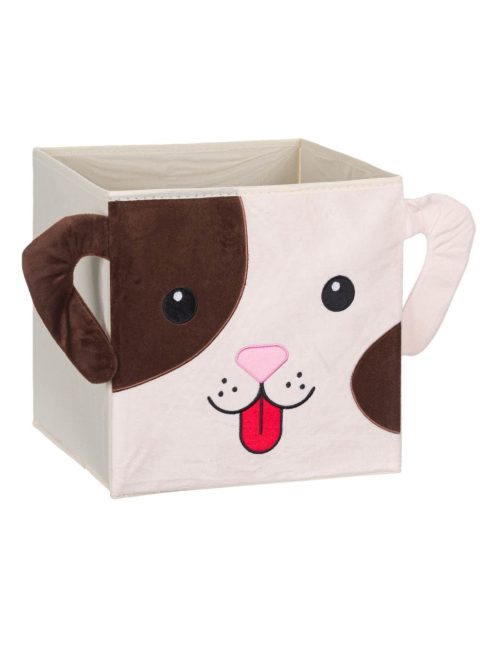 Кош за играчки Куче-велур, 30х30х30 см