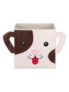 Кош за играчки Куче-велур, 30х30х30 см