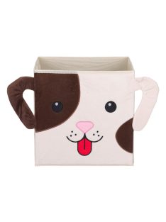   Кош за играчки Куче-велур, 30х30х30 см