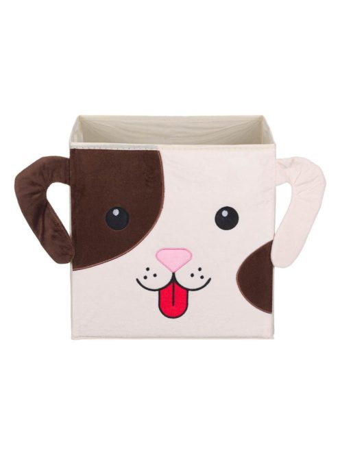 Кош за играчки Куче-велур, 30х30х30 см