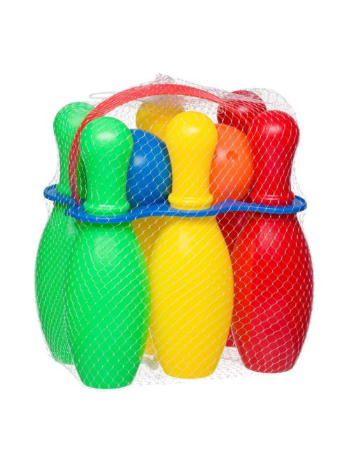Детска игра БОУЛИНГ с 6 кегли и 1 топка, 23х20х12 cm