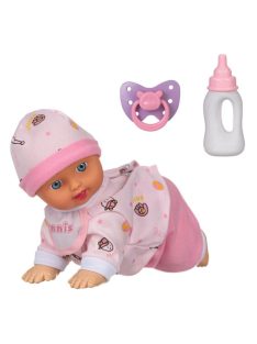   Лазещо Бебе-Кукла (24см), Смее се, плаче и говори Мама - Папа, 24x9.5x16cm , 18+ месеца