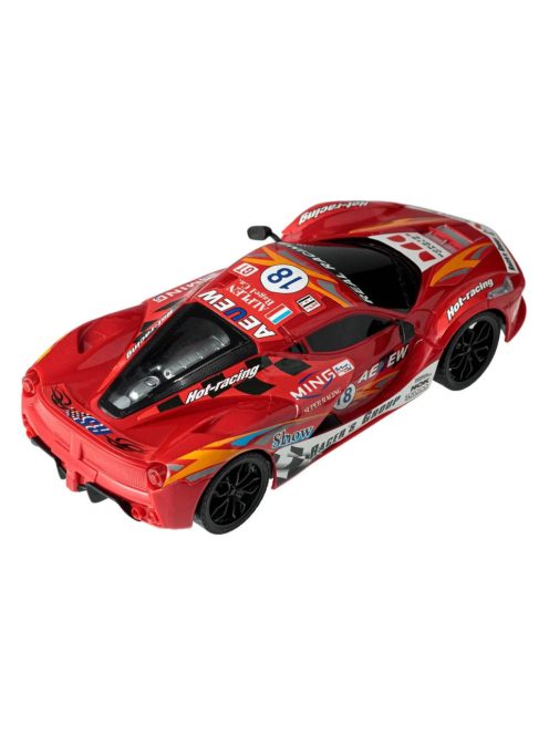 Детска съзтезателна кола 1:16 R/C  27MHz, Радиоуправляем модел, Светлинни ефекти, 34x12.5x15cm