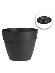   Пластмасова саксия с дренаж, мока, 20x16.5 cm, 3.5  л.