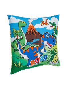   Възглавница Динозавър двулицева, 30 х 30 cm, Dino decorative cushion 