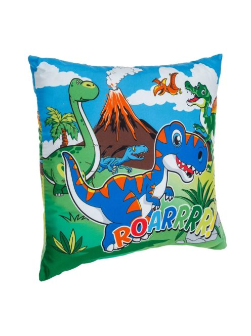 Възглавница Динозавър двулицева, 30 х 30 cm, Dino decorative cushion 