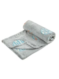   Детско поларено одеяло - фосфорециращо Planet Universe, 140x100cm, Сив