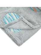 Детско поларено одеяло - фосфорециращо Planet Universe, 140x100cm, Сив