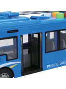Градски автобус  със звук и светлина, 50x9.5x13cm, 3+ години, Син