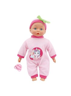   Бебе-Кукла (33см) с меко тяло и биберон, 24 Звуци, 19x9x33 cm , 3+ години