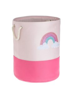   Кош за пране Дъга с дръжки, С бродерия, 40x50 cm