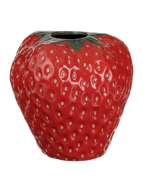 Декоративна керамична ваза във форма на ягода, 20x20x21 см.