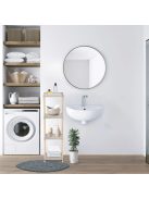 Универсална етажерка на 4 нива, Дървена с пластмасови рафтове, 100x25x26 cm