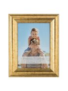 Декоративна рамка за снимка, Златист цвят, 13x18 см