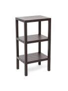 Универсална етажерка на 3 нива, Пластмасова с имитация на дърво, До 60 кг., 38x29x73.5 см