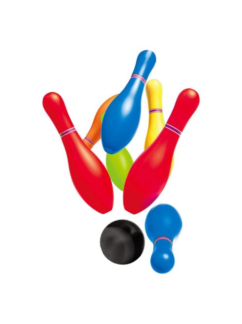 Детска игра БОУЛИНГ с 6 кегли (29cm) и 2 топка (12,5cm), 47x15.5x30 cm