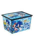 Кутия за съхранение с капак Sonic, Пластмасова, 52.5x37x31cm