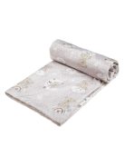 Бебешко поларено одеяло Мече, Двулицево 90x80 cm, Екрю