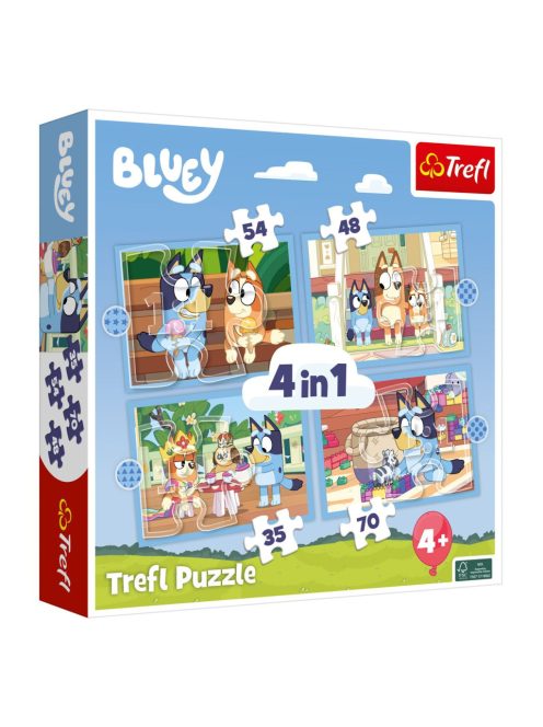 Пъзел (207ч.) Disney Bluey 3в1 Trefl, 28x6x28cm