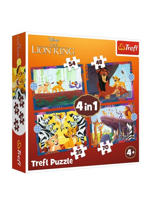 Пъзел (207ч.) Disney Lion King 3в1 Trefl, 28x6x28cm