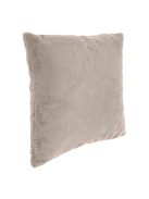 Декоративна калъфка за възглавница 50 x 50 см, Зимна с имитация на заешка козина, Бежава