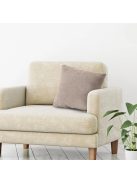 Декоративна калъфка за възглавница 50 x 50 см, Зимна с имитация на заешка козина, Бежава