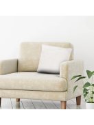 Декоративна калъфка за възглавница 50 x 50 см, Зимна с имитация на заешка козина, Екрю