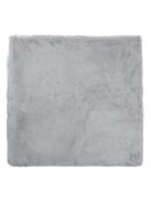 Декоративна калъфка за възглавница 50 x 50 см, Зимна с имитация на заешка козина, Сив