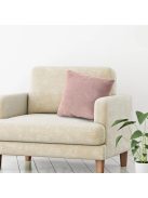 Декоративна калъфка за възглавница 50 x 50 см, Зимна с имитация на заешка козина, Розова