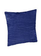 Декоративна калъфка за възглавница, 45x45см, Кадифе, Ватирана, Тъмно синя
