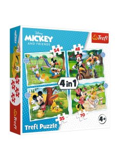   Пъзел (207ч.) Disney Mickey & Minnie 3в1 Trefl, 28x6x28cm
