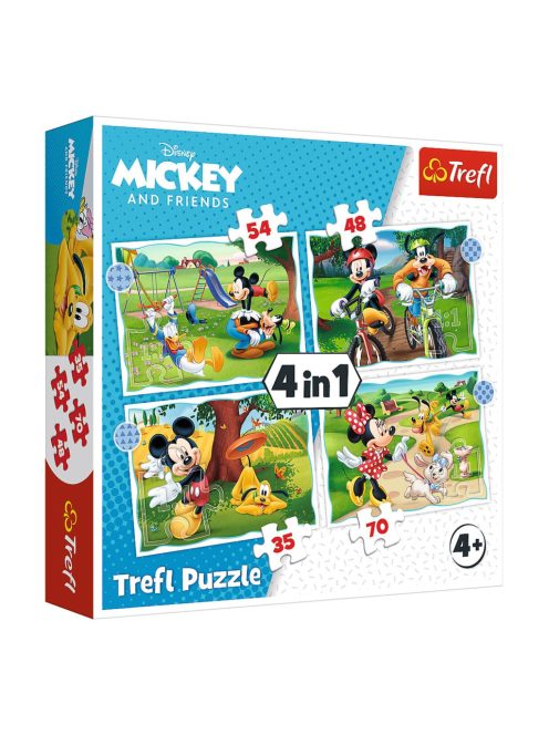 Пъзел (207ч.) Disney Mickey & Minnie 3в1 Trefl, 28x6x28cm