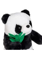 Плюшено мече ПАНДА с бамбукови листа, Седяща, 35 cm