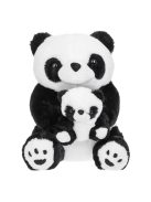 Плюшено мече ПАНДА с бебе, Седяща, 38 cm