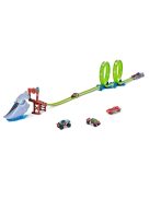 Детска Писта "Акула" и 1 количка,Дължина на пистата 2,63 cm, ZURU Metal Machines Shark Attack Track Set, 40x8x30cm, 4+ години