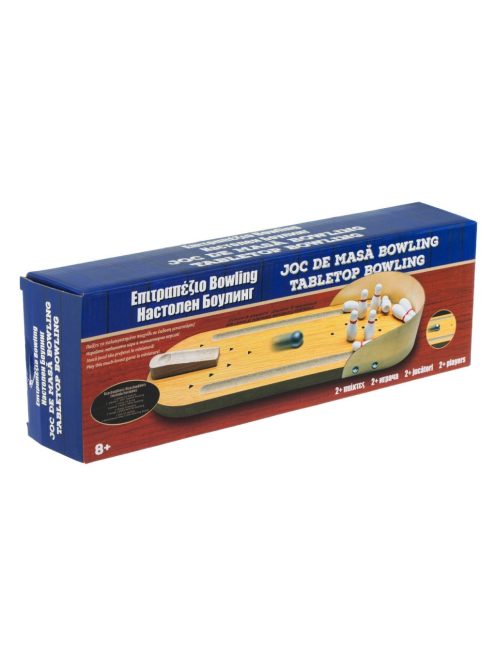 Детска игра дървена БОУЛИНГ за 2-ма играчи